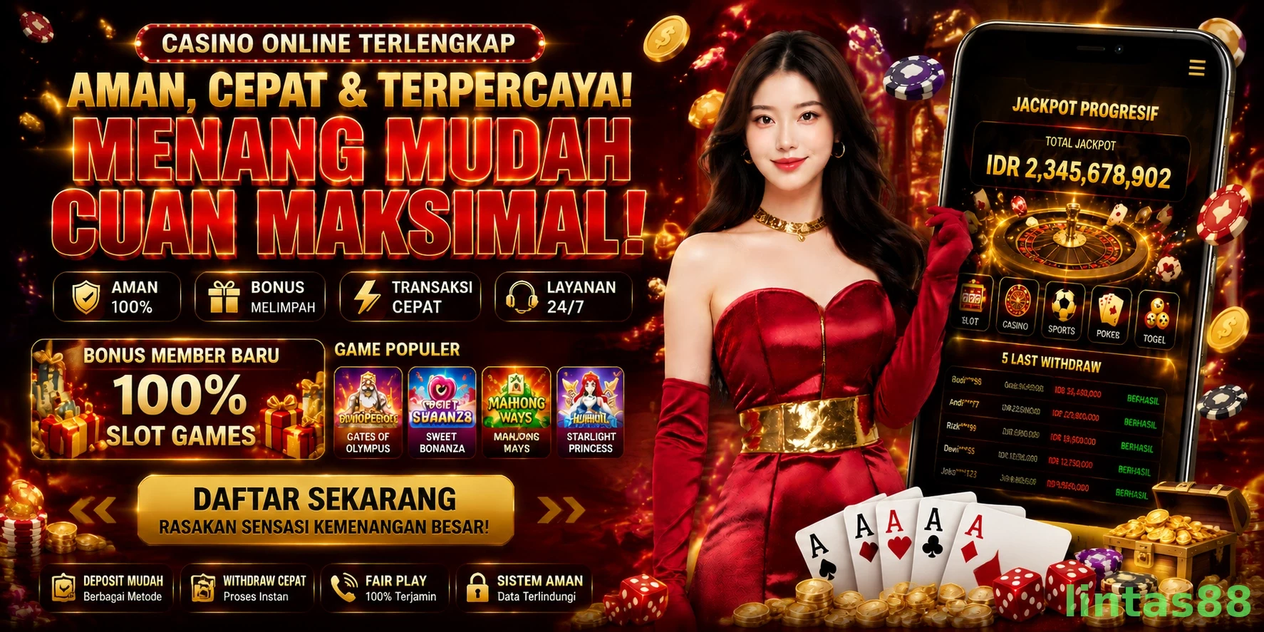 Mengulas Keunggulan Permainan di Situs lintas88